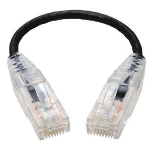 Slim Bare Copper Cat6 Patch Cable 6 Inch