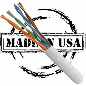 Plenum Cat6 ETL/UL Listed Solid Bare Copper 23AWG 1000ft Pull Box Yellow