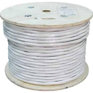 CAT6A Plenum UL-listed Cable Unshielded (UTP) White