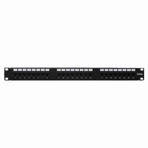Cat6a Patch Panel 24 Port 110 Horizontal Rack Mount