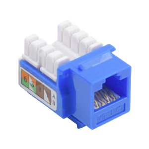 Cat6a Rj45 keystone Jack 90-Degree UTP Punch Down 110