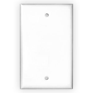Blank Standard Face Plate for Keystone Jacks Pack of 10