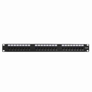 Patch Panel 24 Port Cat6 110 Horizontal Rack Mount