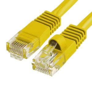 Ethernet Category 6 Patch Cord Yellow