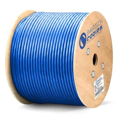 Bulk Cat6a Riser Ethernet Pure Copper Cable  wooden spool
