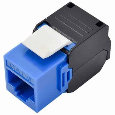 Vertical Cat6 Rj45 180 Degree Toolless UTP Keystone Jack