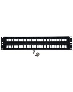 Blank 48 Port Rack Mount Patch Panel 2u