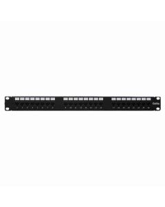 Cat6a Patch Panel 24 Port 110 Horizontal Rack Mount