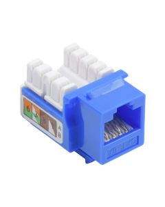 Cat6a Rj45 keystone Jack 90-Degree UTP Punch Down 110