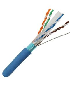 CAT6A Riser Shielded ETL Listed (F/UTP), 23AWG Solid-Bare Copper Cable 1000ft Spool