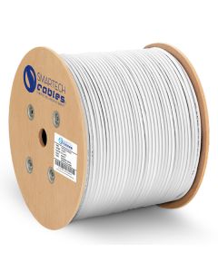 Bulk Cat6a Plenum Pure Copper Cable 1000ft Wooden Spool