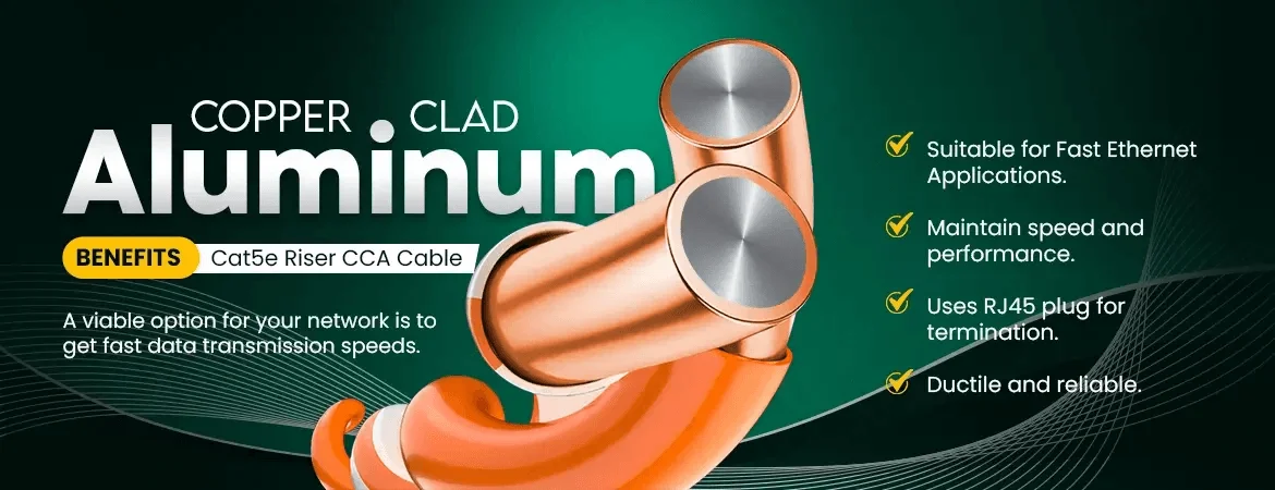 Bulk Cat5e Riser Cable 1000ft CCA 350 Mhz 24 AWG Cable Image